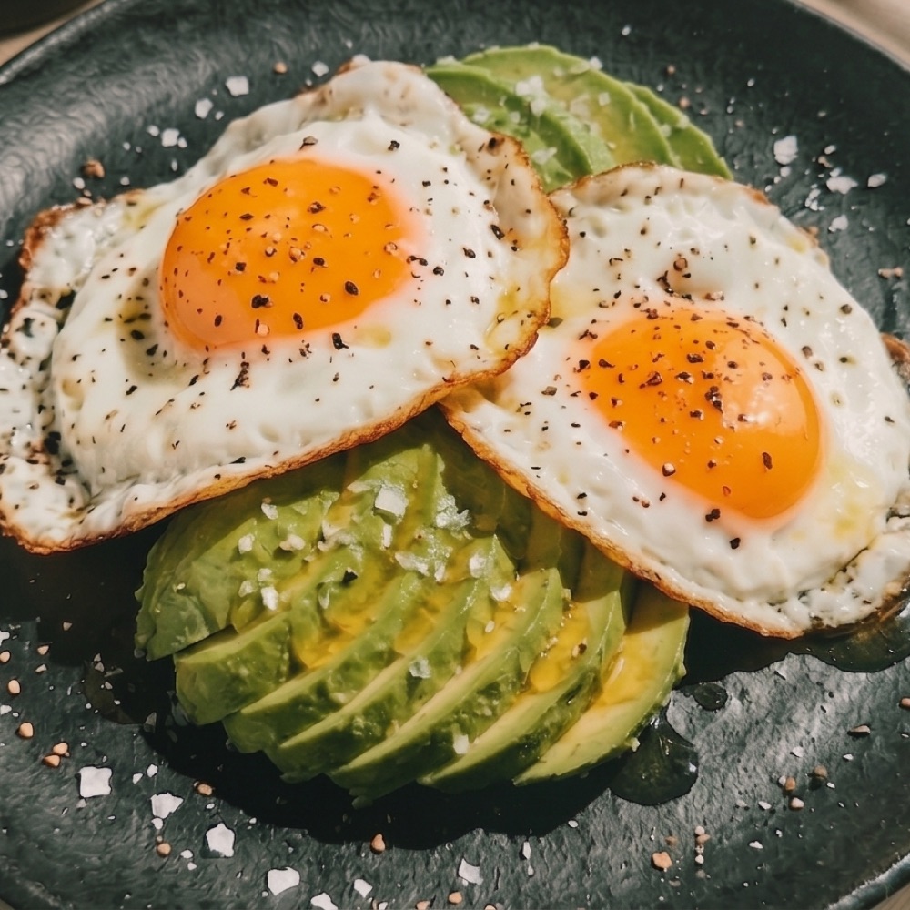 Weekend eggs and avocado