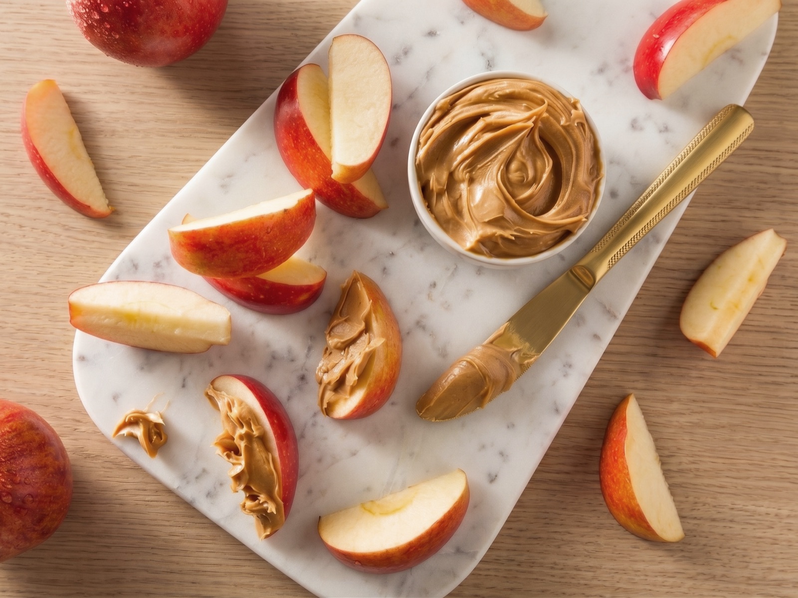Apple and almond butter